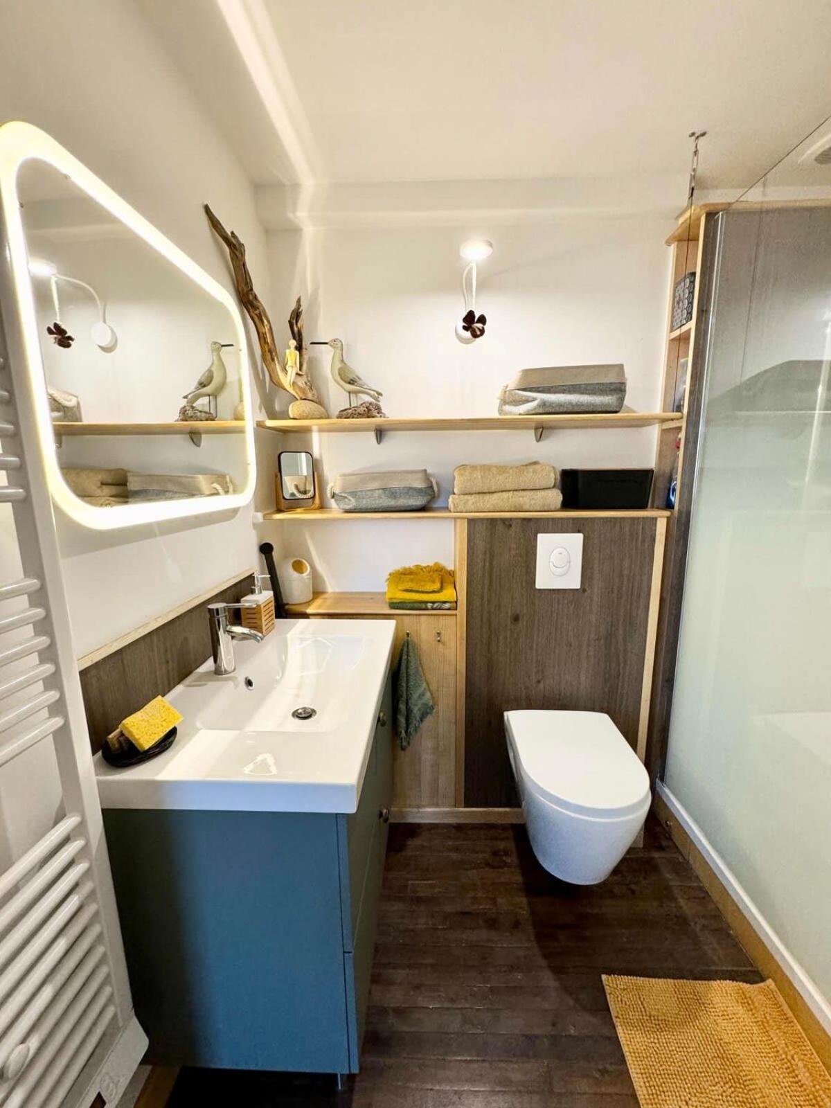 Charmant Duplex En Bord De Mer - Port De Kernevel Larmor-Plage Extérieur photo